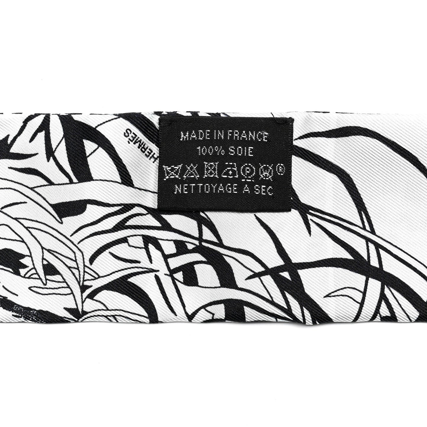 Silk Jungle Love Rainbow Twilly Gris Black White