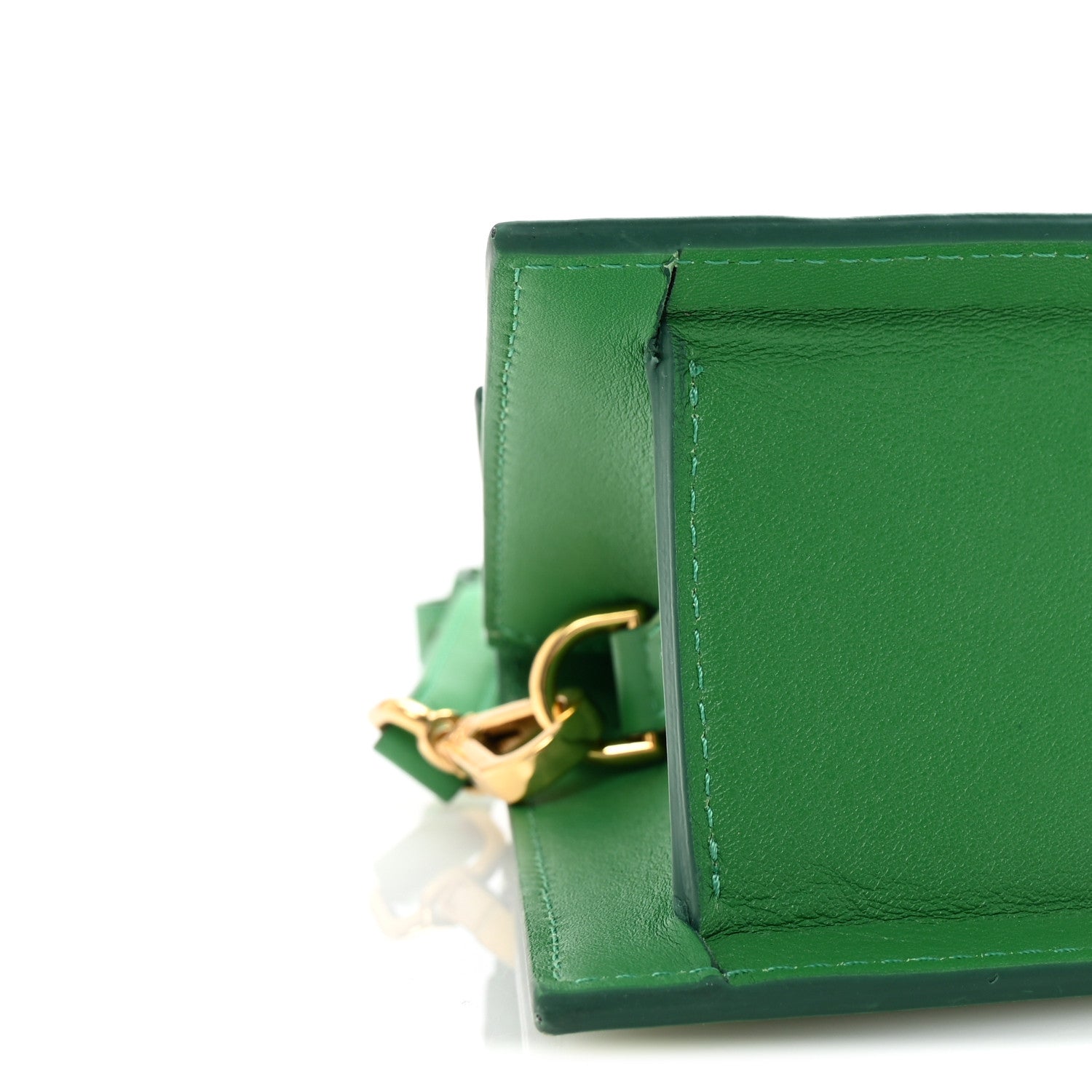 Jacquemus Smooth Calfskin Le Chiquito Moyen Green 8 of 9