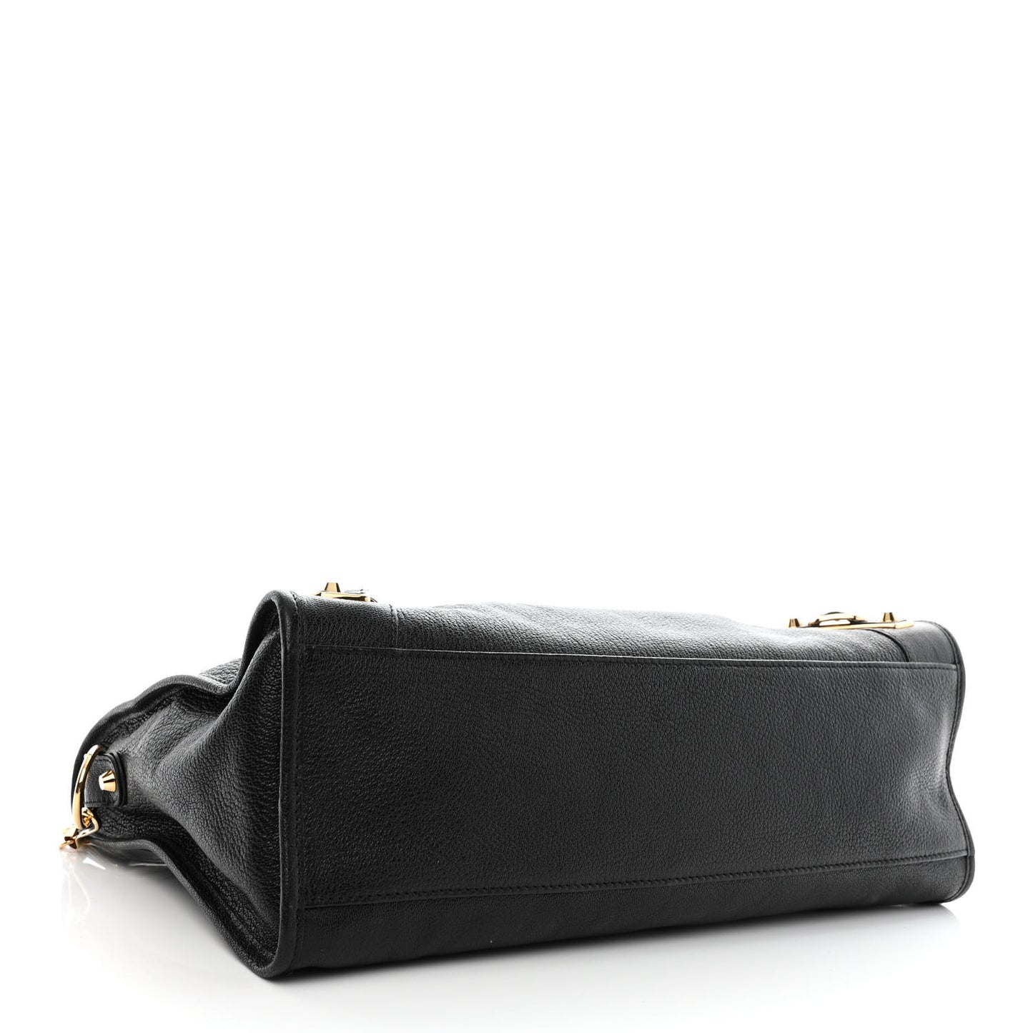 Chevre Gold Metallic Edge Hardware City Black
