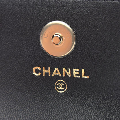 Chanel Lambskin Quilted Pearl Chain Belt Bag Black 6 of 13