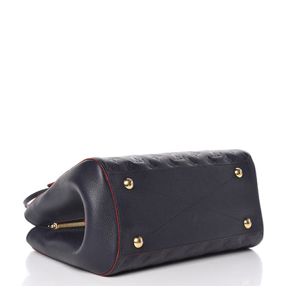 Louis Vuitton Empreinte Montaigne MM Marine Rouge 4 of 12