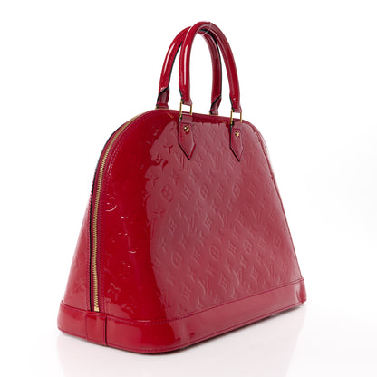 Louis Vuitton Vernis Alma GM Rose Indien 3 of 12
