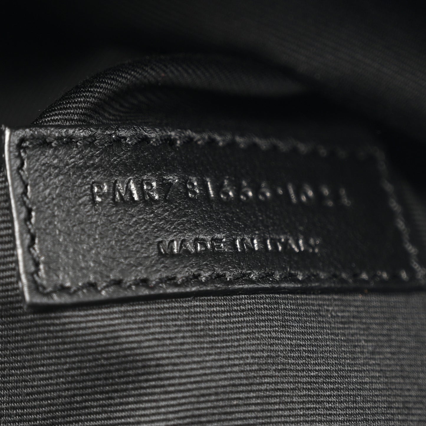 Lambskin Matelasse Monogram Medium Jamie 4.3 Pochon Black