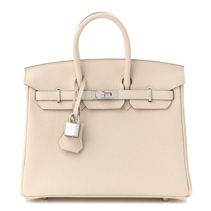 Hermes Togo Birkin 25 Craie 1 of 11
