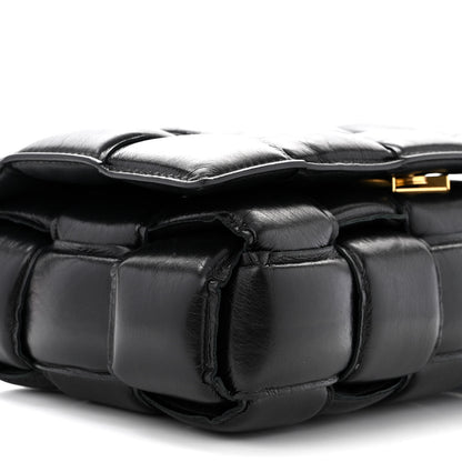 Bottega Veneta Nappa Maxi Intreccio Padded Cassette Crossbody Bag Black 9 of 11