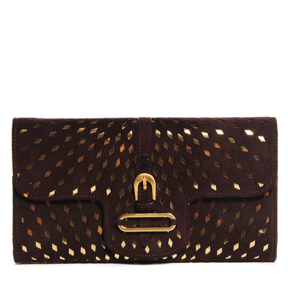 Jimmy Choo Suede Lasercut Wallet 1 of 6