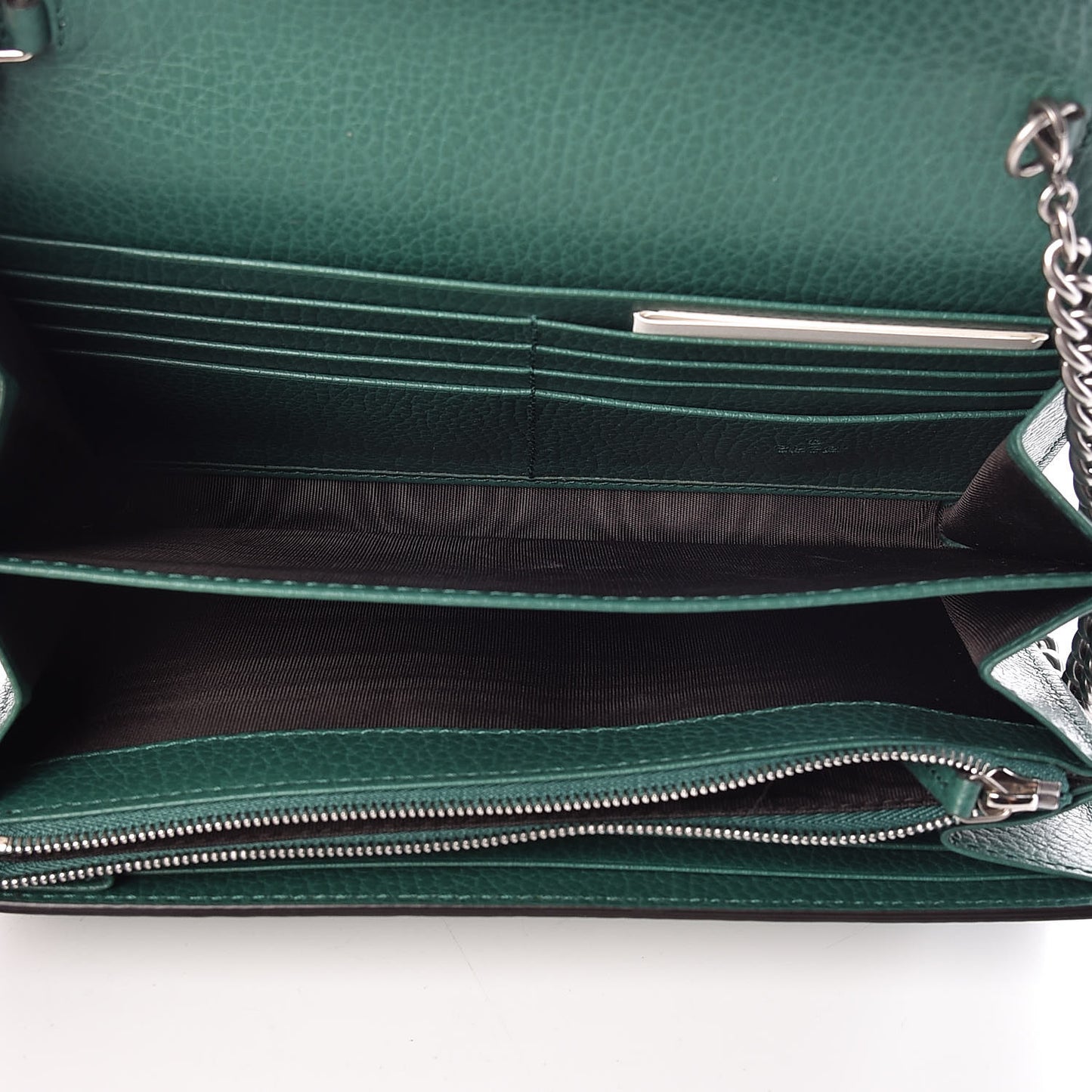 Calfskin Mini Dionysus Chain Wallet Emerald