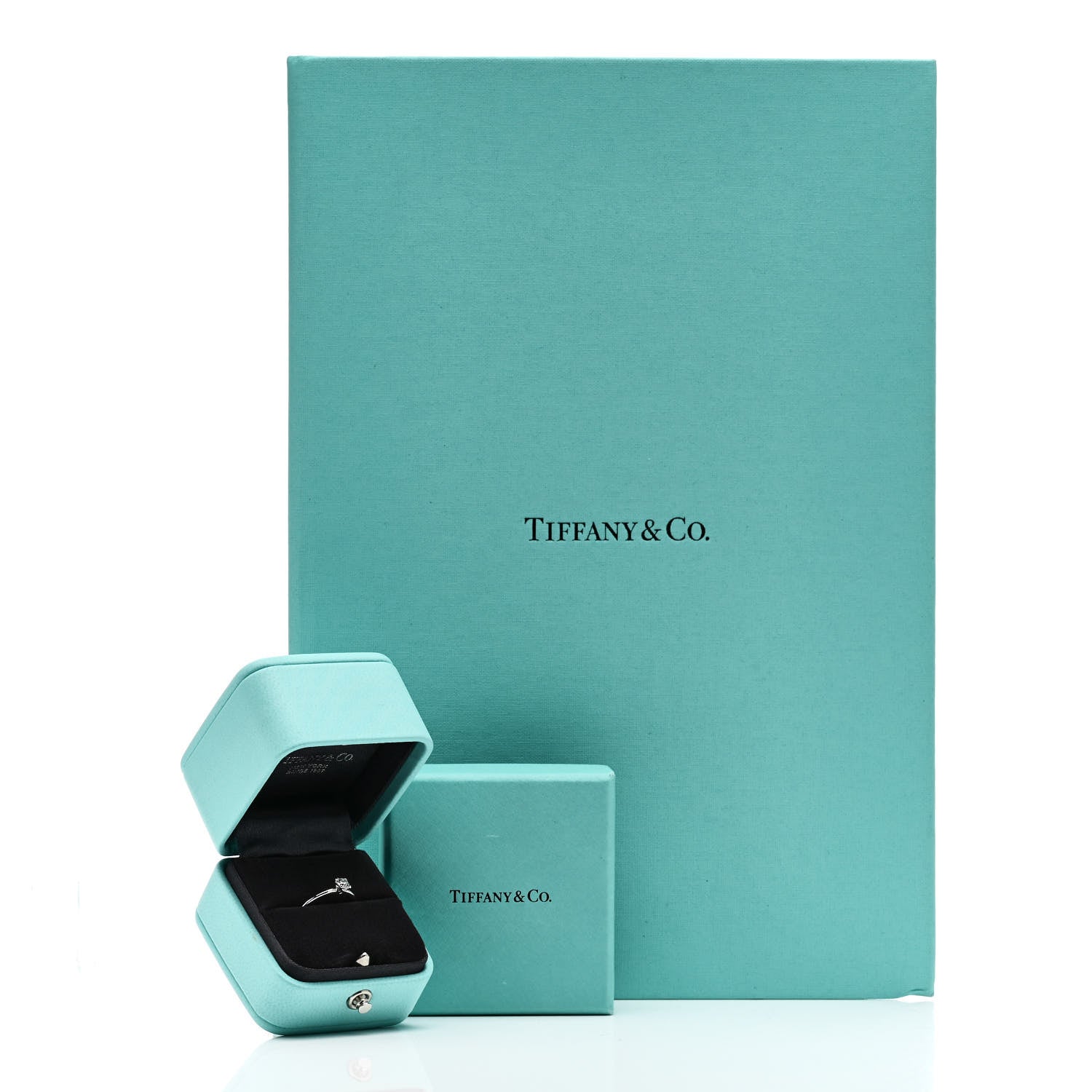 Tiffany Platinum Diamond .20ct Solitaire Engagement Ring 48 4.5 7 of 7
