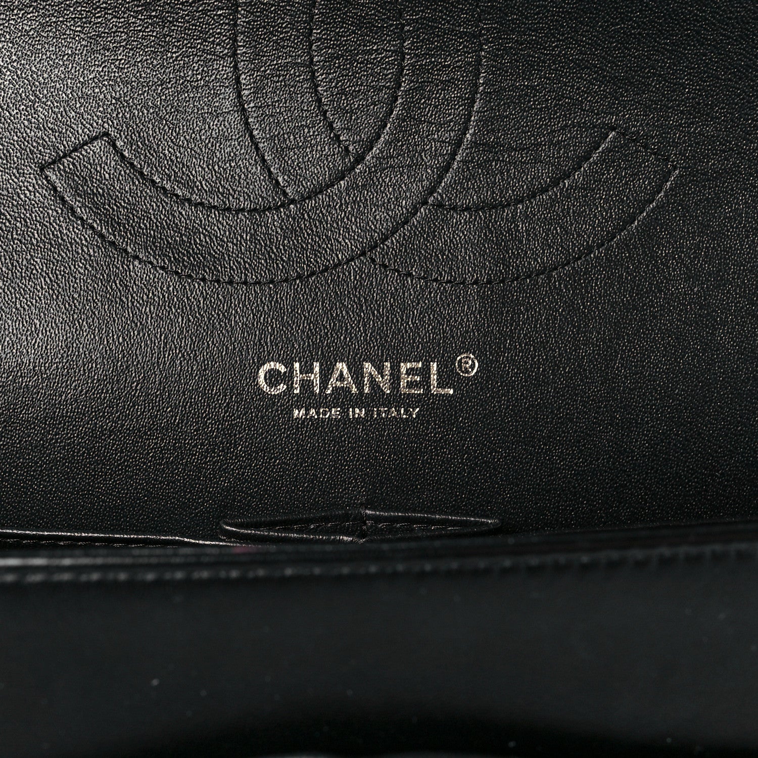 Chanel Lambskin Chevron Quilted Jumbo Double Flap So Black 6 of 11