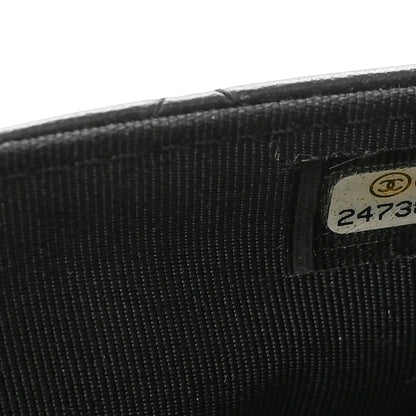 Chanel Lambskin Quilted Wallet On Chain WOC Black 8 of 11