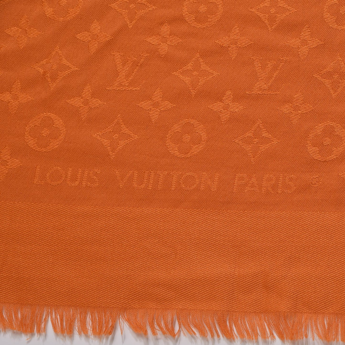 Wool Silk Monogram Shawl Orient