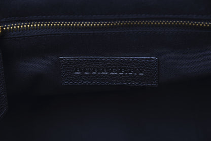 Burberry Canvas Mega Check Large Baildon Messenger Bag Black 5 of 8
