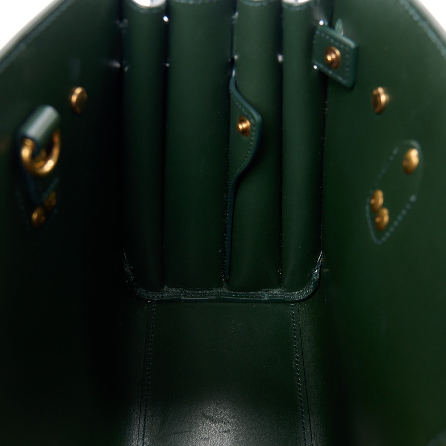 Calfskin Baby Sac De Jour Dark Vert