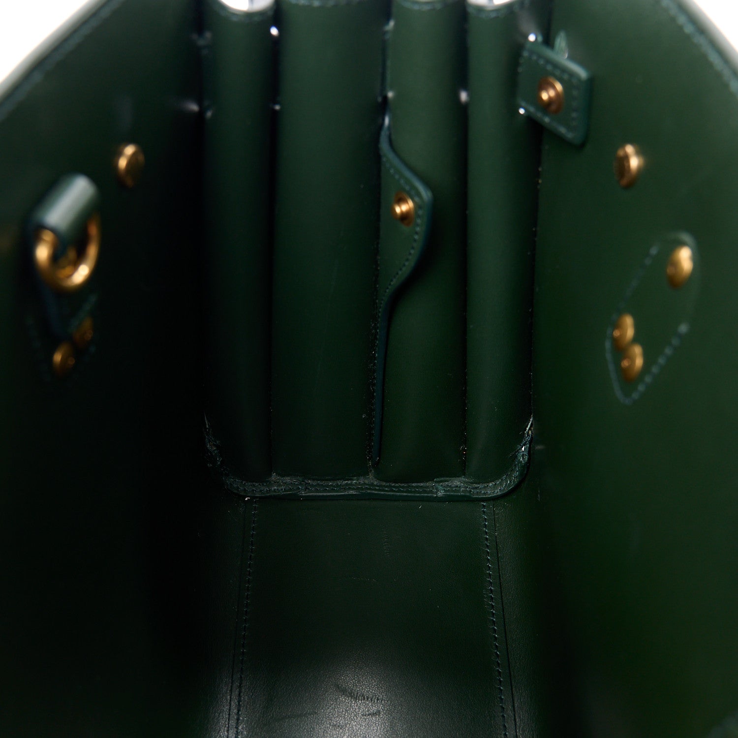 Saint Laurent Calfskin Baby Sac De Jour Dark Vert 15 of 19