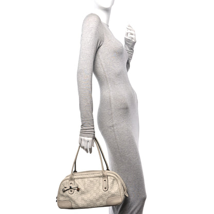Gucci Guccissima Small Princy Satchel Off White 2 of 13