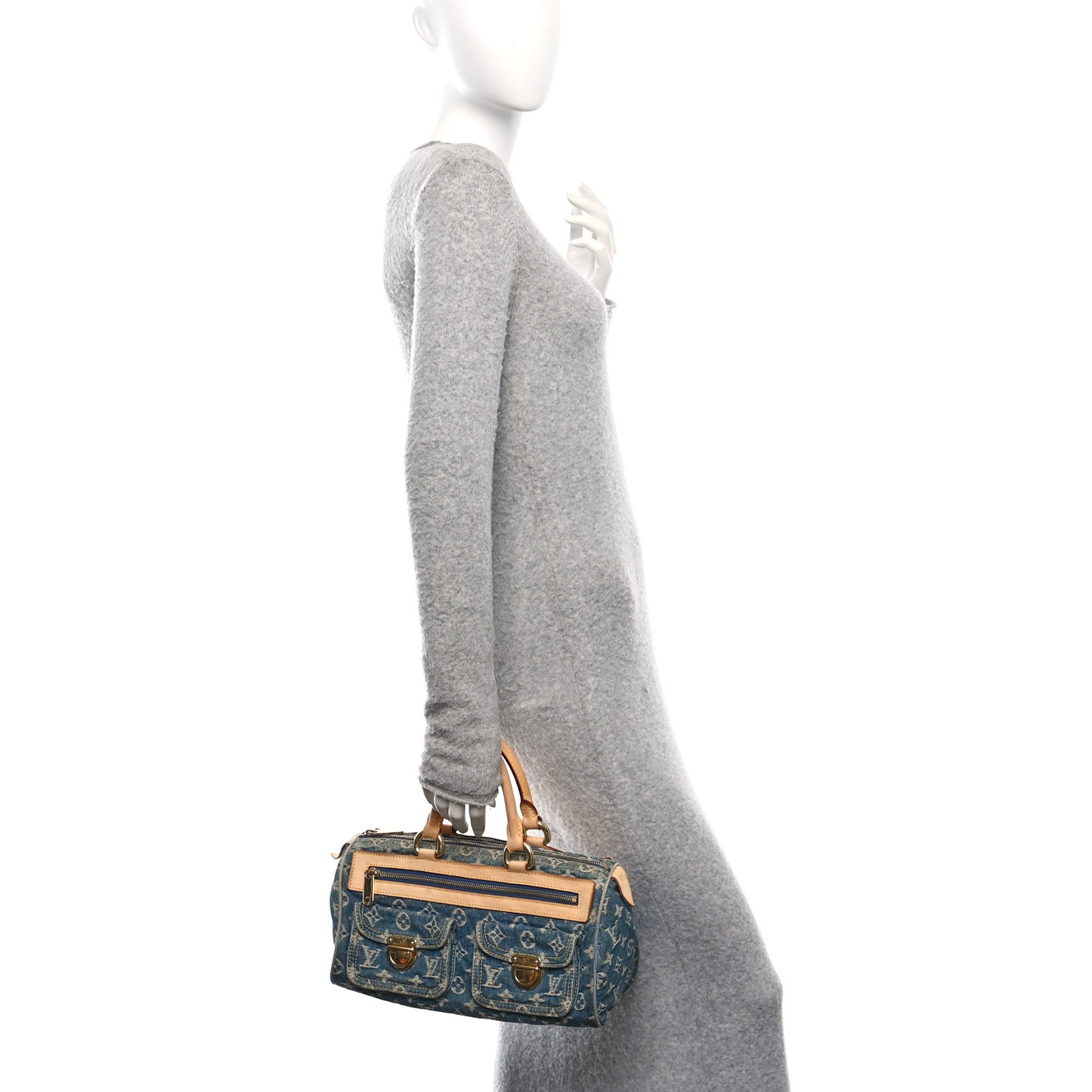Monogram Denim Neo Speedy Blue
