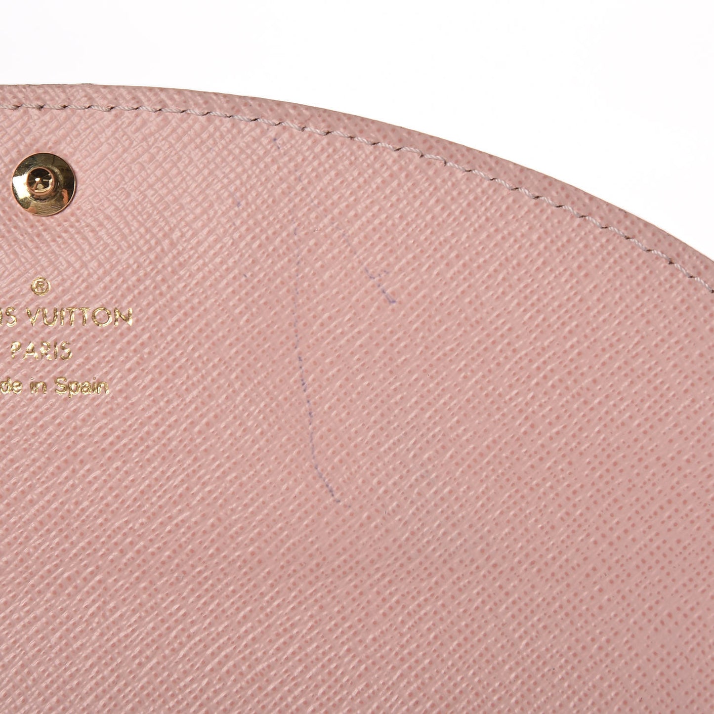 Damier Ebene Caissa Wallet Rose Ballerine