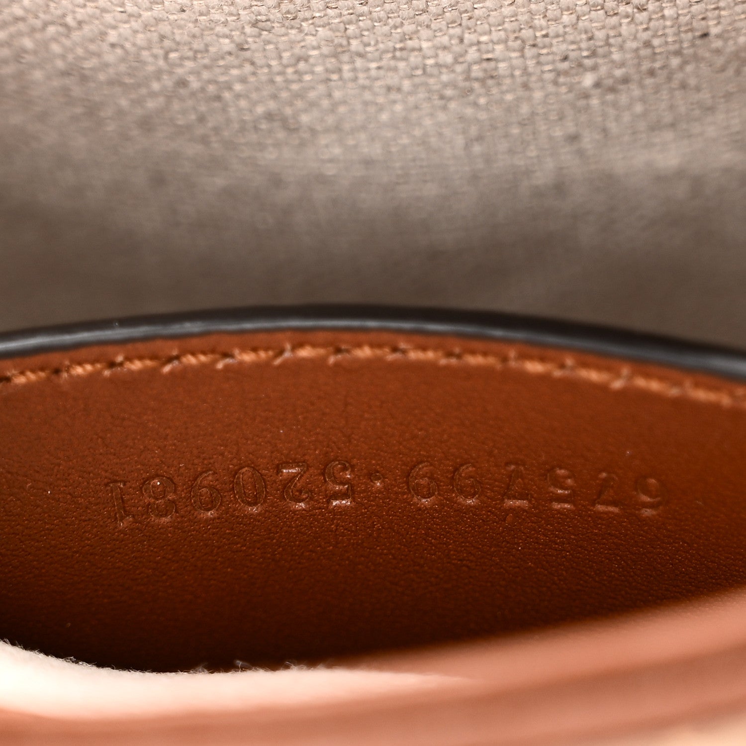 Gucci New Canvas Charisma Calfskin Crystal GG Monogram Mini Jackie 1961 Hobo Camel Ebony 7 of 10