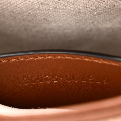 Gucci New Canvas Charisma Calfskin Crystal GG Monogram Mini Jackie 1961 Hobo Camel Ebony 7 of 10