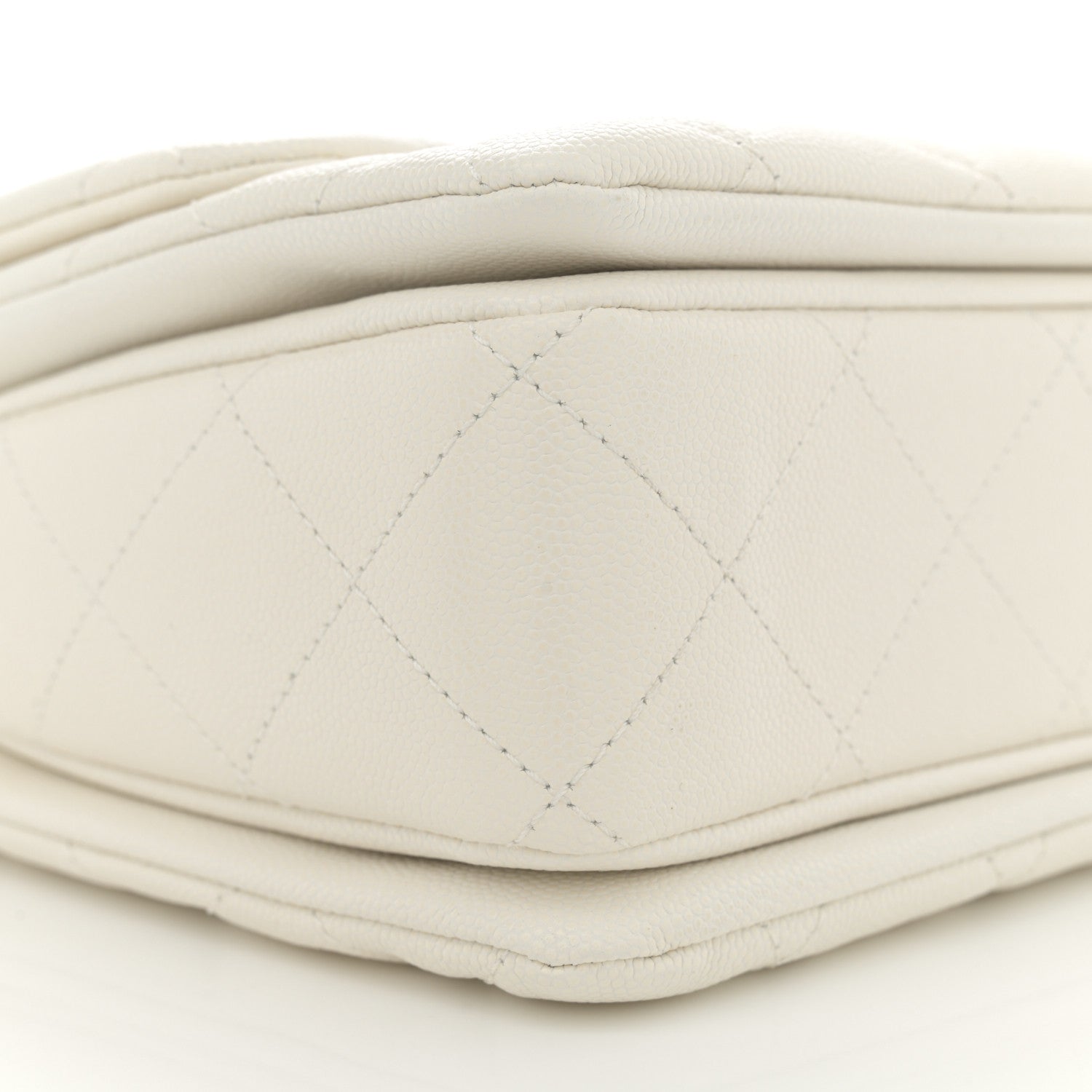 Chanel Caviar Quilted Coco First Flap White 9 of 11