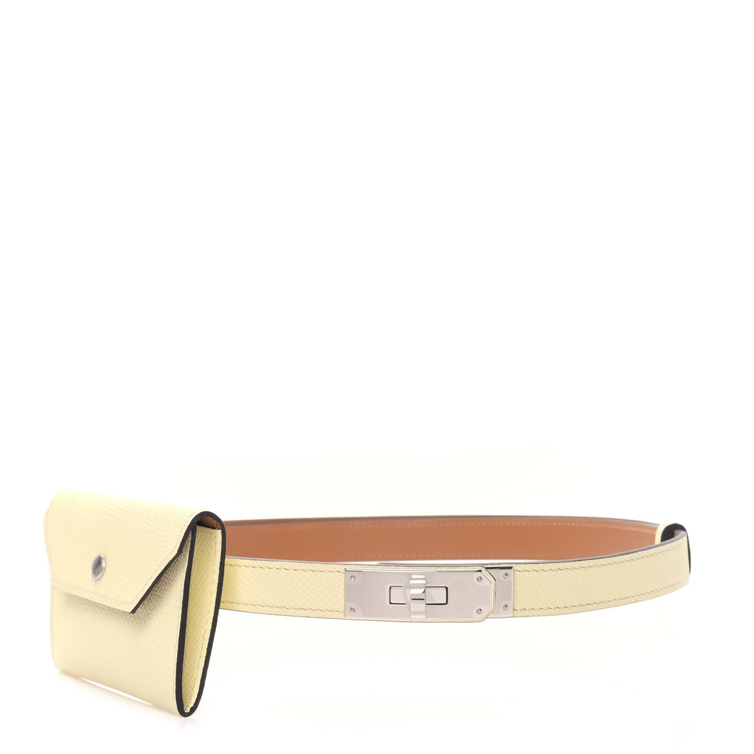 Hermes Epsom Kelly Pocket Belt Jaune Milton 1 of 6