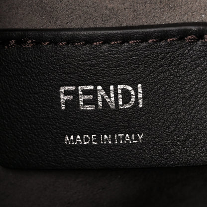 Fendi Metallic Vitello Liberty F is Fendi FF 1974 Embossed Mini Mon Tresor Bucket Bag Argento 6 of 12