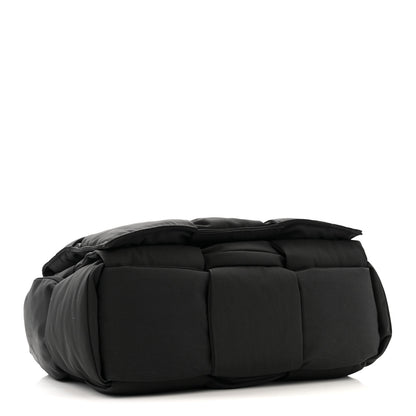 Bottega Veneta Nylon Intrecciato Padded Tech Maxi Cassette Bag Black 4 of 14