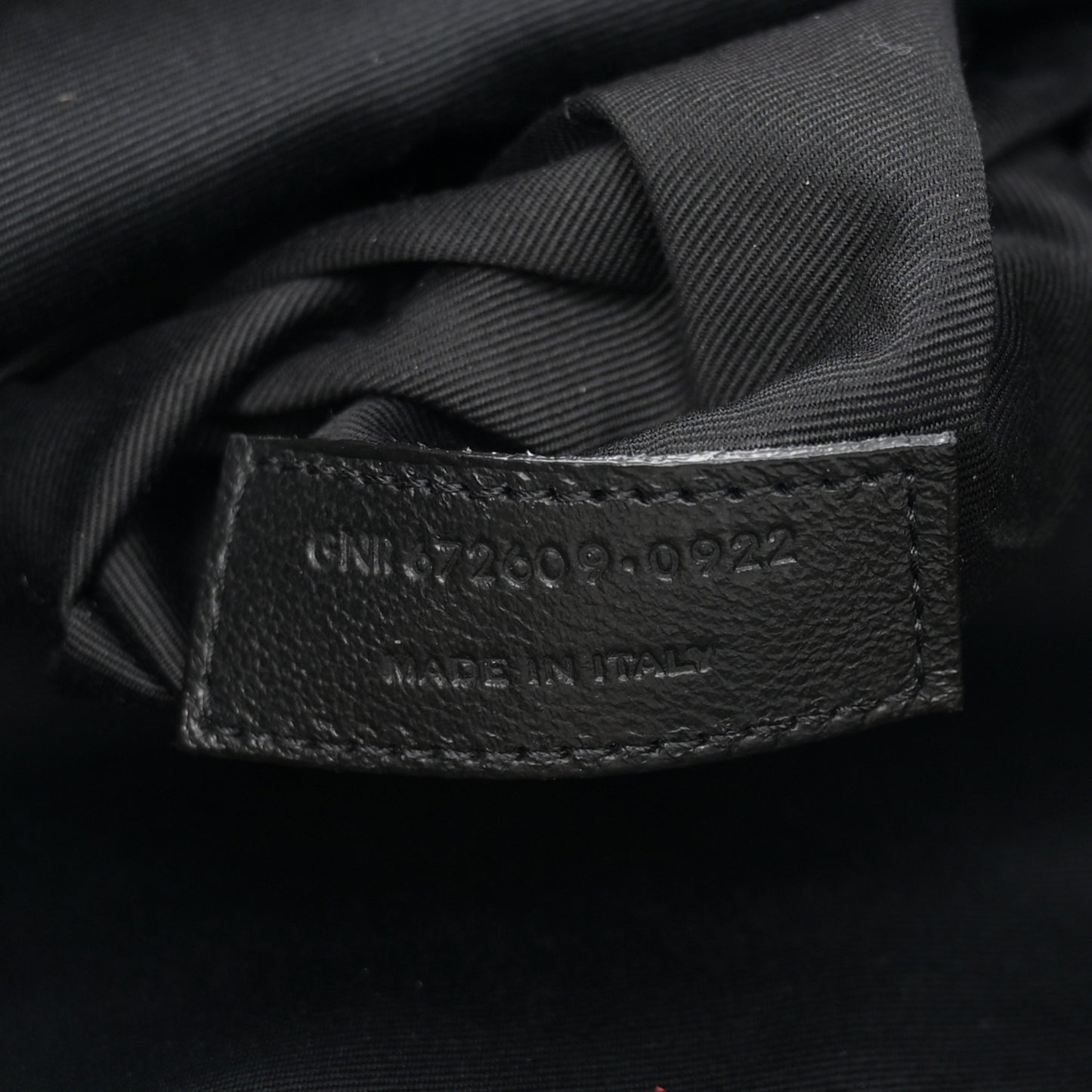 Lambskin Matelasse Monogram Joe Backpack Black