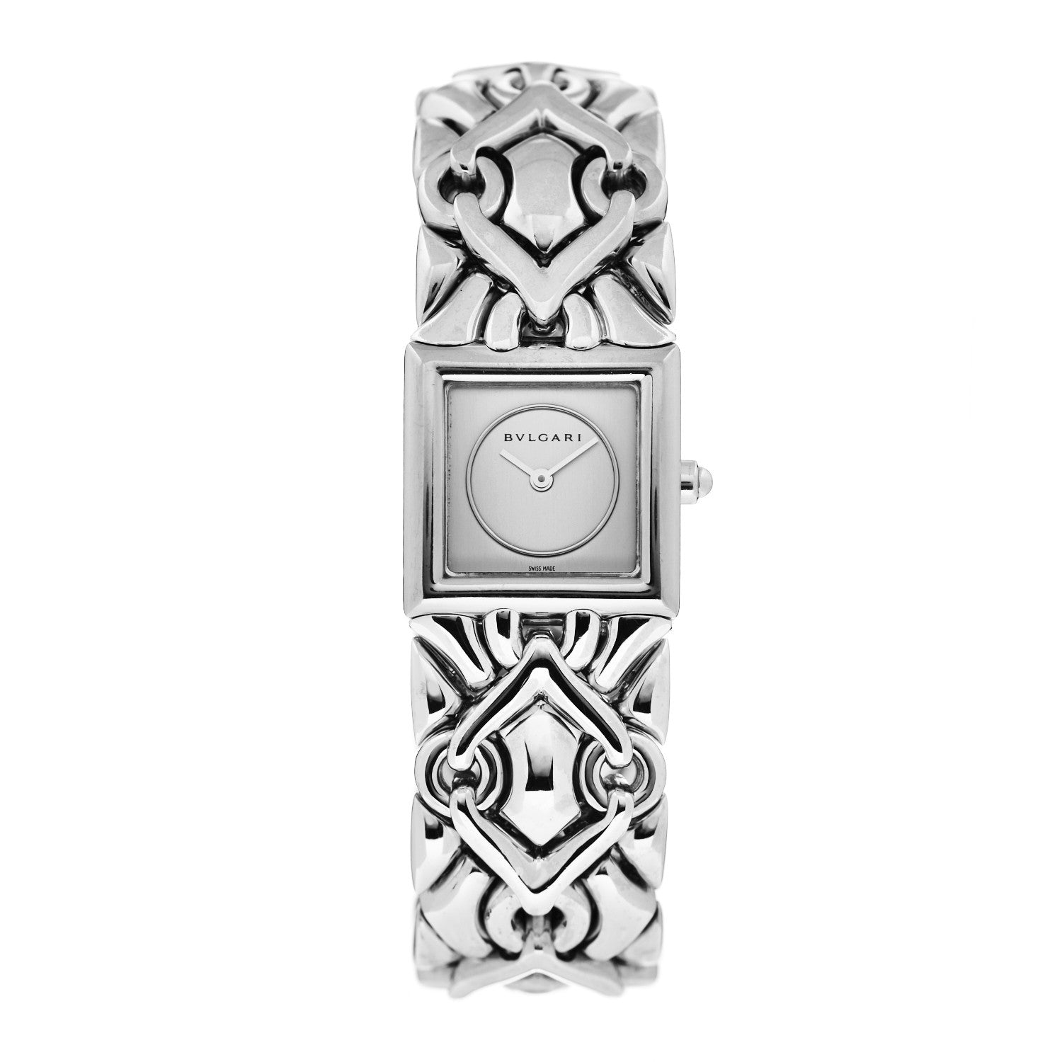 Bulgari 18K White Gold 22mm Trika Quartz Watch 1 of 5