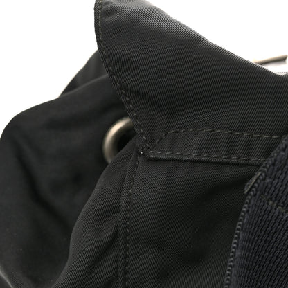 Prada Nylon Vela Mini Cinch Backpack Black 14 of 14