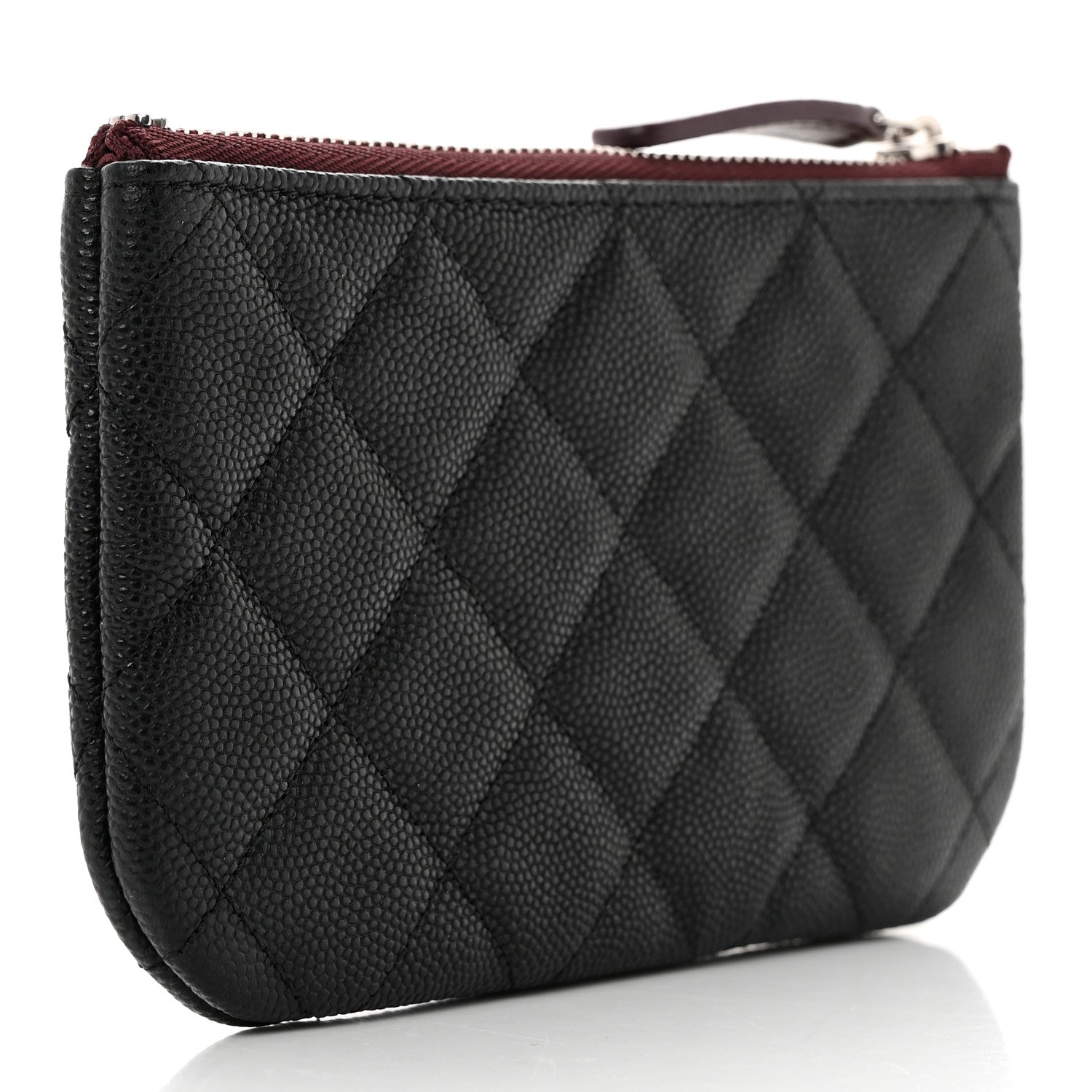 Chanel Caviar Quilted Small Cosmetic Case Black 3 of 8