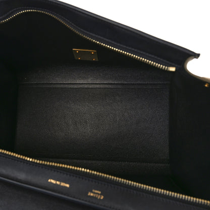 Celine Elephant Calfskin Small Tri-Color Trapeze Indigo 5 of 8