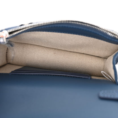 MCM Vintage Jacquard Monogram Mini Tracy Crossbody Blue 5 of 9