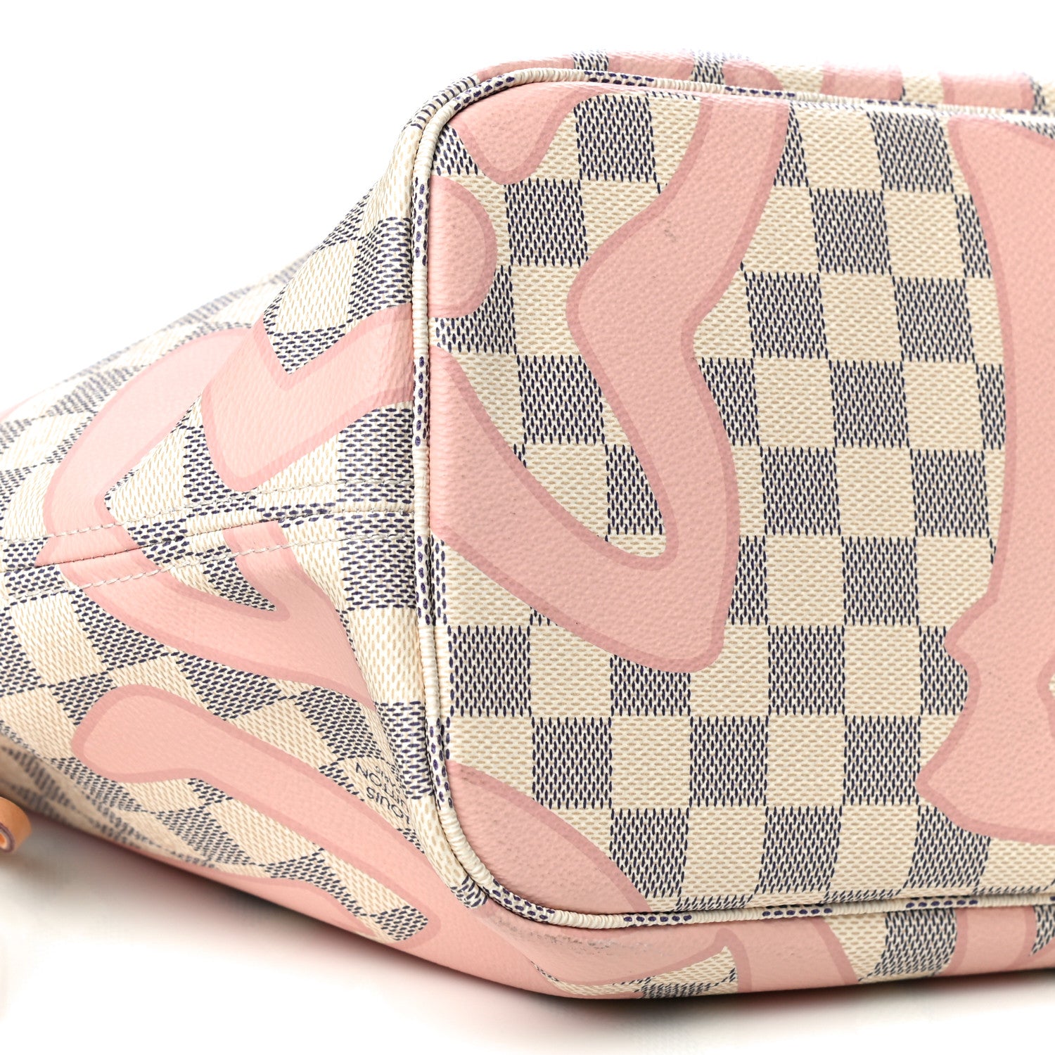 Louis Vuitton Damier Azur Tahitienne Neverfull MM 10 of 11
