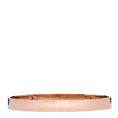 Hermes 18K Rose Gold PM Collier De Chien Bracelet SH 2 of 4