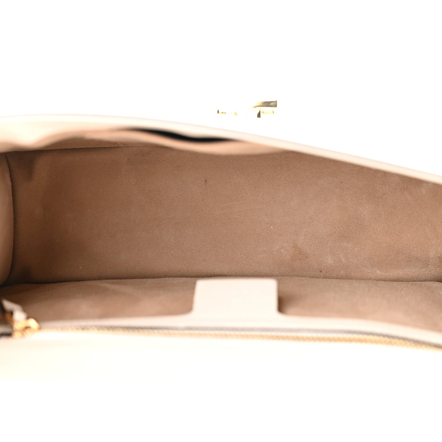 Calfskin Small Sylvie Shoulder Bag Off White