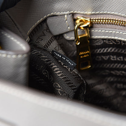 Prada Saffiano Lux Large Tote Argilla 7 of 11