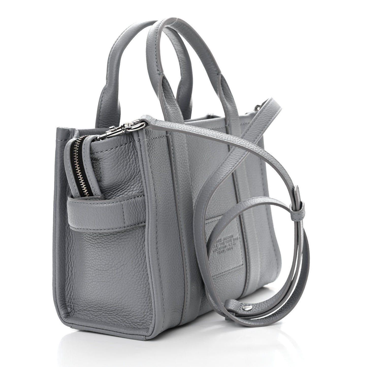 Grained Calfskin Small The Tote Bag Grey