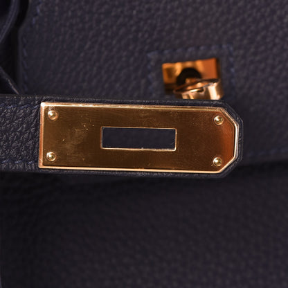 Hermes Togo Birkin 30 Bleu Nuit 16 of 33