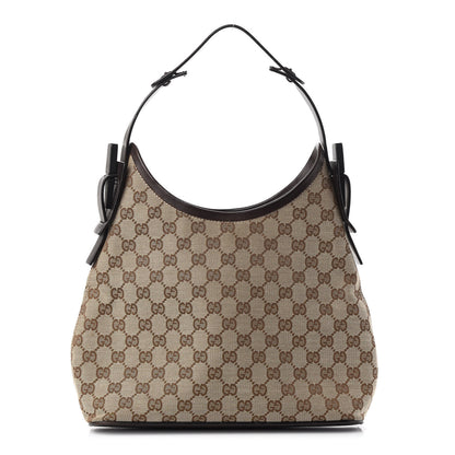 Gucci Monogram Small Hobo Dark Brown 1 of 9