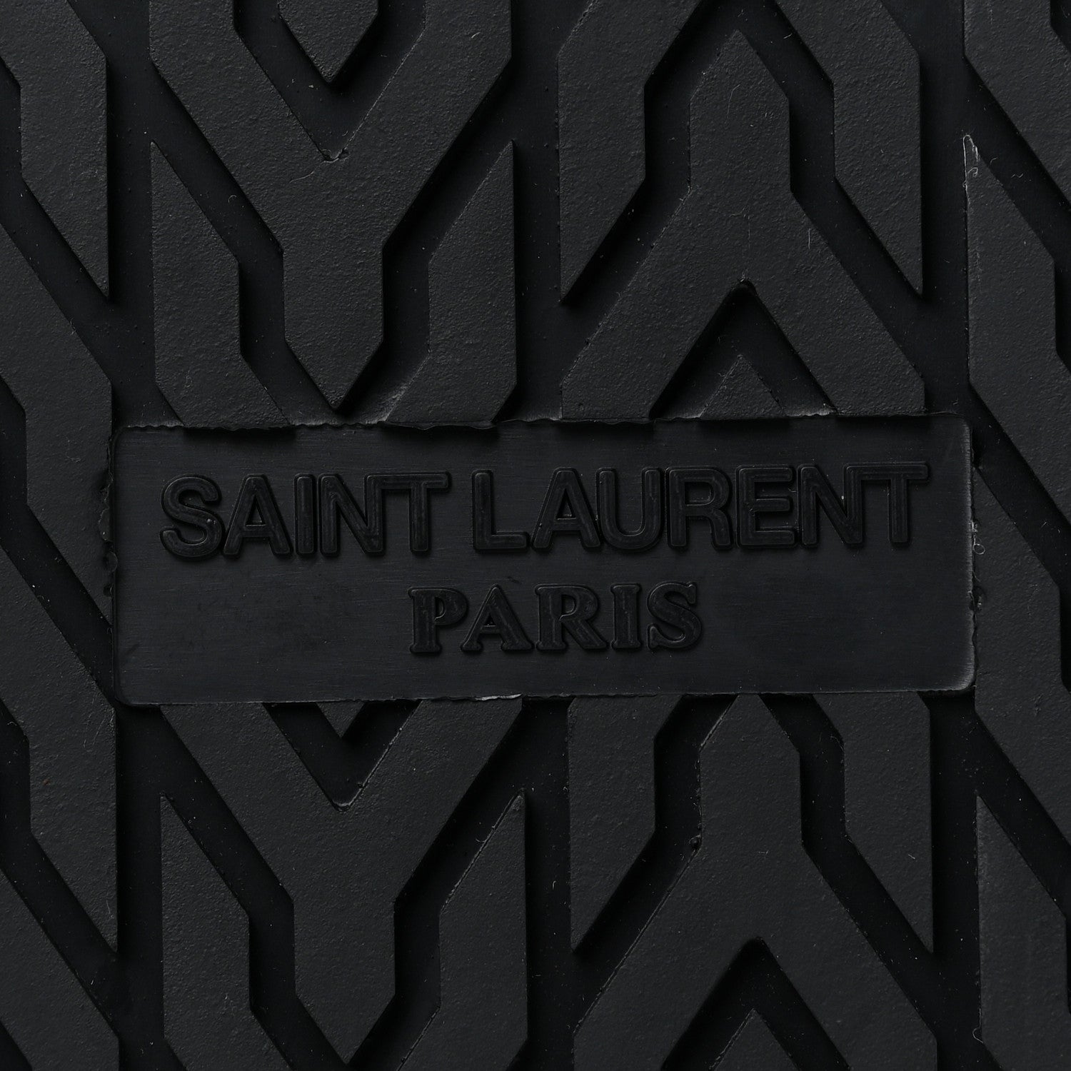 Saint Laurent Calf Hair Jimmy Cross Slides 38.5 Black 9 of 12