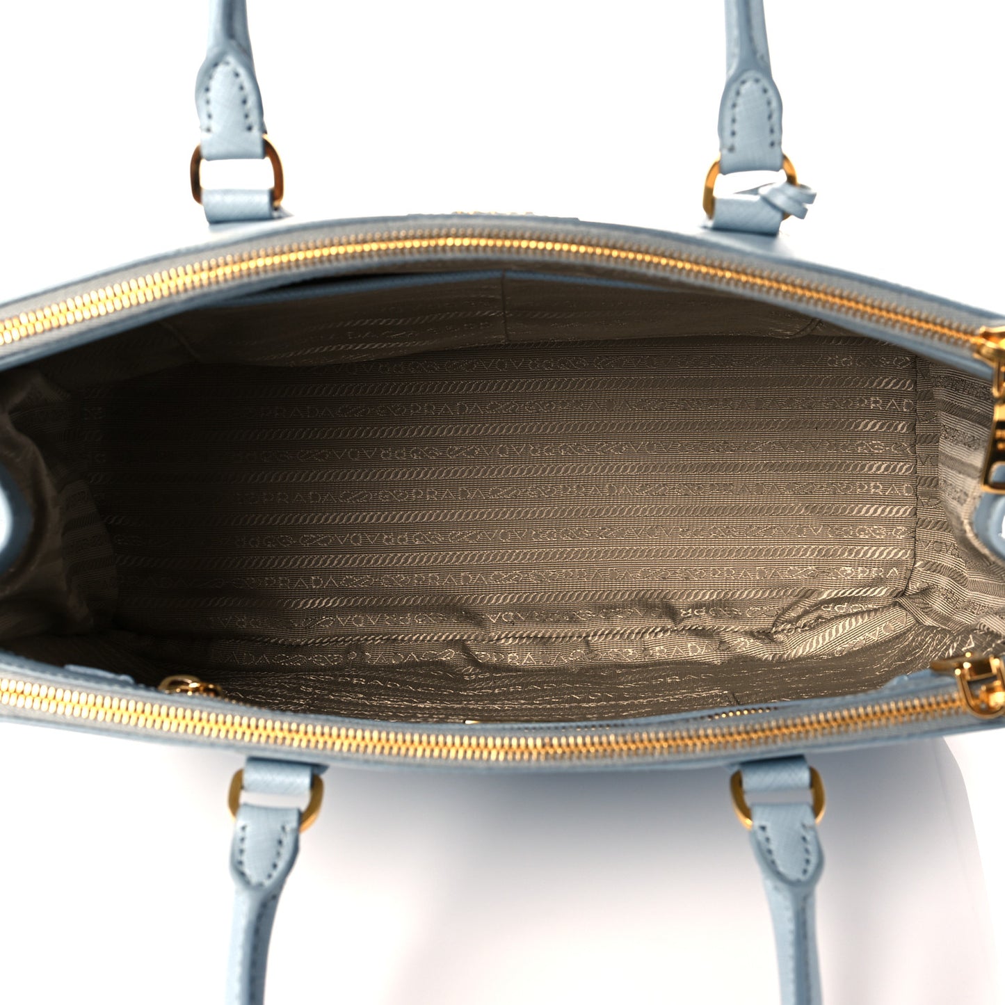 Saffiano Medium Galleria Double Zip Tote Lago