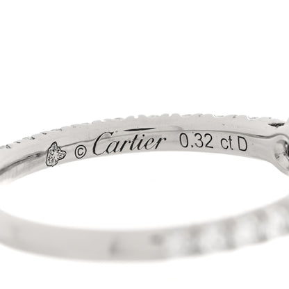 Cartier Platinum Diamond .32ct Etincelle De Cartier Solitaire Engagement Ring 48 4.5 4 of 5