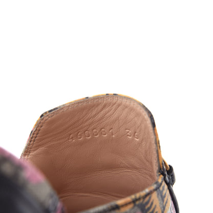 Gucci GG Supreme Monogram Bengal Womens Princetown Slippers 36 Beige Crop Pink 10 of 11