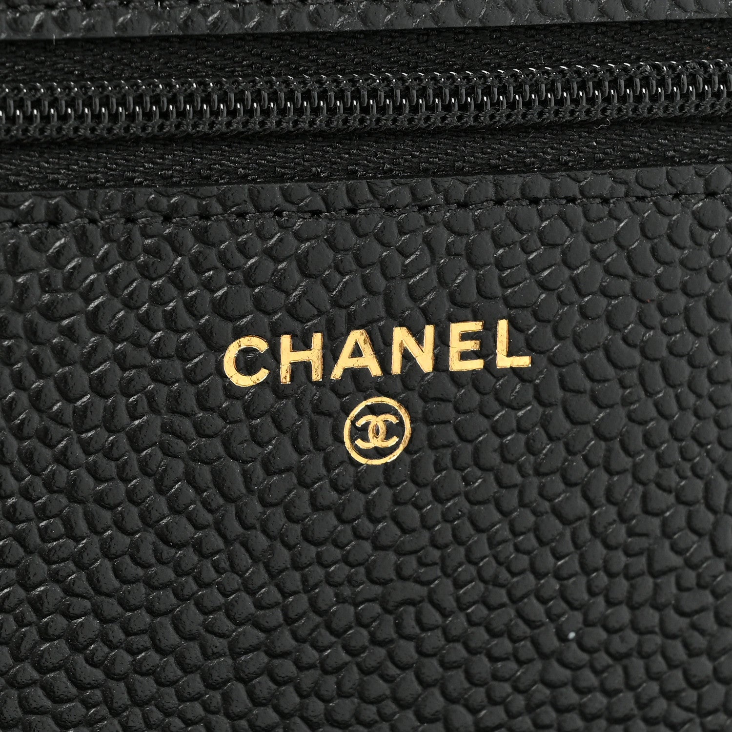 Chanel Caviar Quilted Wallet on Chain WOC Black 7 of 17