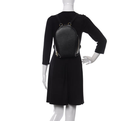 Louis Vuitton Epi Mabillon Backpack Black 2 of 9