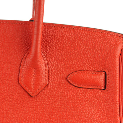 Hermes Togo Birkin 30 Capucine 8 of 27