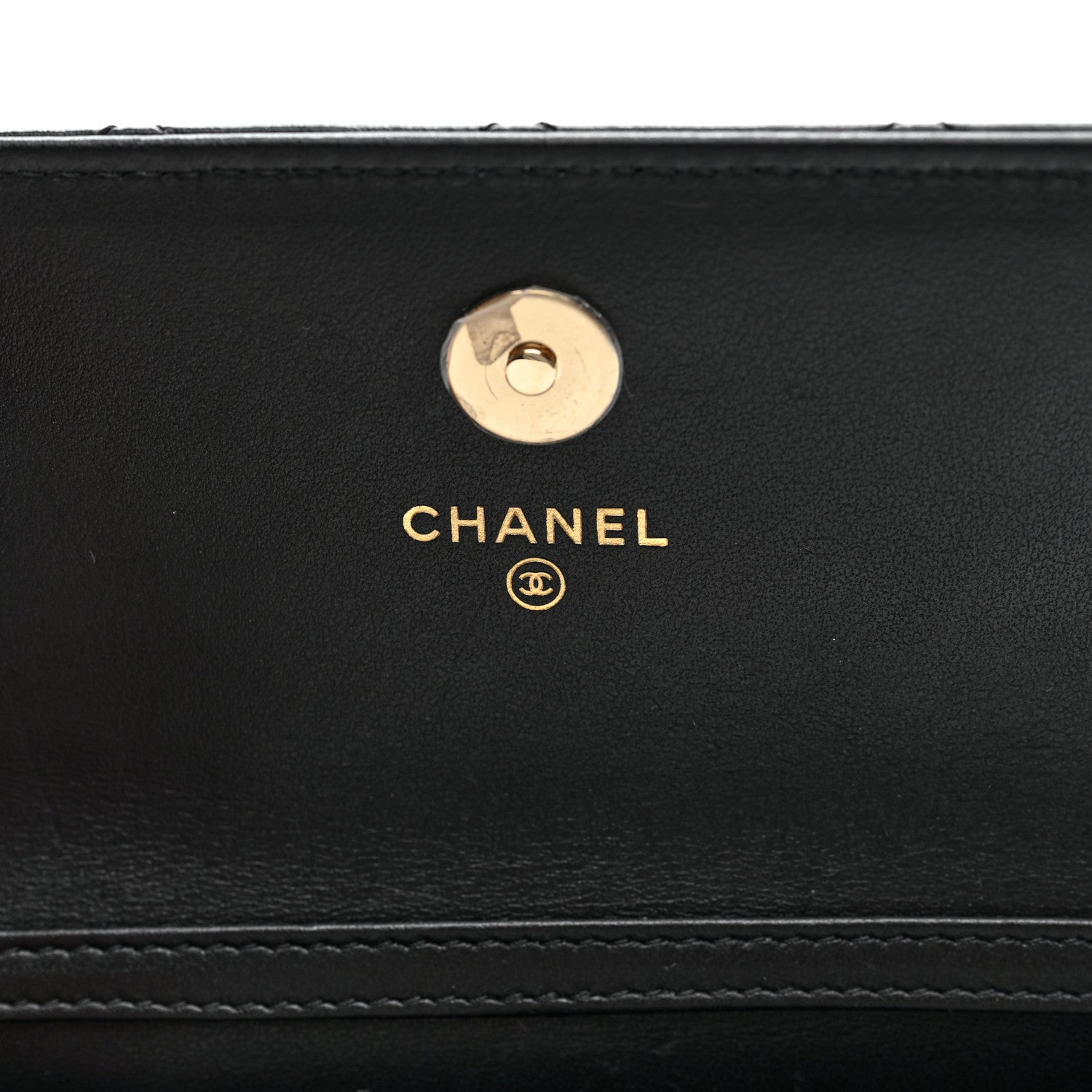 Chanel Calfskin Quilted Maxi Pearls Clutch With Chain Black 6 of 10