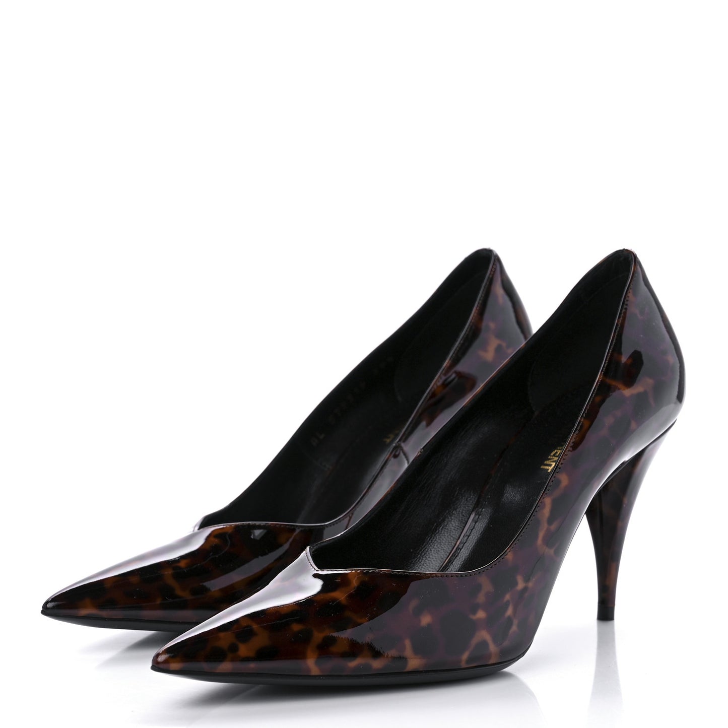 Patent Tartaruga Kiki 85 Pump 39.5 Manto Naturale
