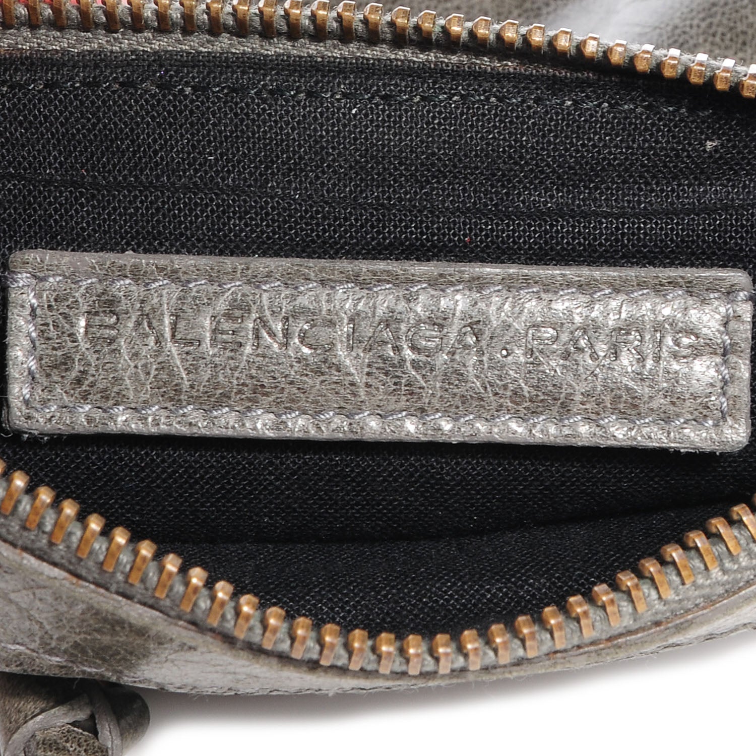 Balenciaga Chevre Porte-Monnaie Coin Purse Grey 8 of 10